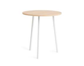 Stůl Loop Stand Table Round Ø90, oak/white