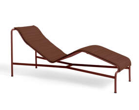 Polstrování Palissade Chaise Longue Quilted Cushion, iron red