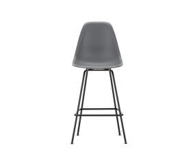Barová židle Eames Plastic Low, granite grey