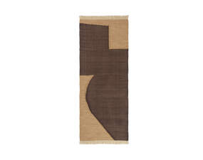 Koberec Forene Runner 80x200, tan/chocolate