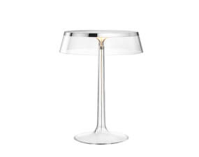 Stolní lampa Bon Jour, chrome/transparent
