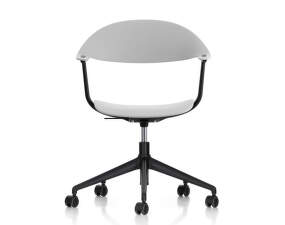 Kancelářská židle Mynt Plastic s kolečky, grey/black
