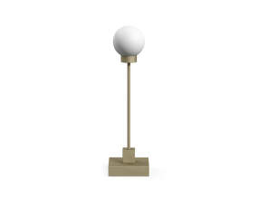Přenosná stolní lampa Snowball, grey beige