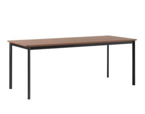 Jídelní stůl Drip HW116, black/lacquered walnut
