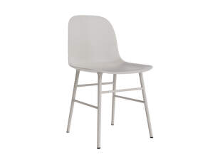 Židle Form, warm grey/steel