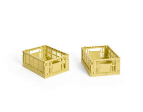 Úložný box Colour Crate Mini set 2ks, dusty yellow