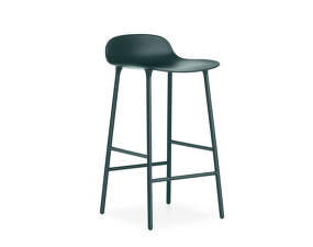 Barová židle Form 65 cm, green/steel