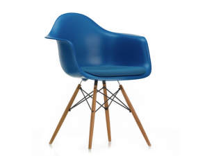 Židle Eames DAW, polstrovaný sedák