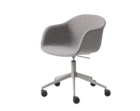 Židle Fiber Arm Chair, swivel base, grey