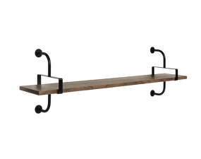 Police Démon Shelf 2, 155cm, 1 shelf, walnut