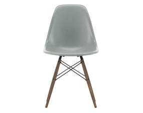 Židle Eames Fiberglass DSW, sea foam green/dark maple