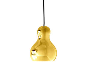 Závěsná lampa Calabash P1, gold chrome