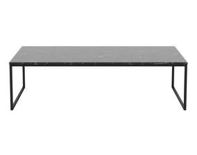 Konferenční stolek Como 60x120 low, black marble/black