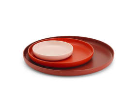 Tácy Trays, red