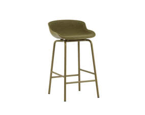 Čalouněná barová židle Hyg Barstool 65, olive/synergy