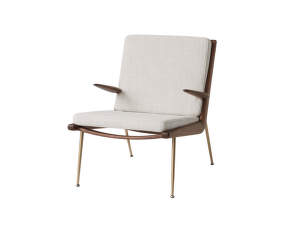 Křeslo Boomerang HM2, walnut/Loop Cream K5042-33