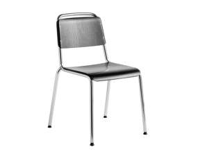 Židle Halftime, chromed steel/black lacquered