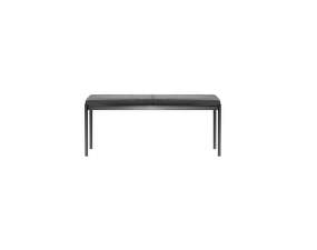 Lavice Mies Bench L110, black/black leather