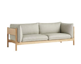 3-místná pohovka Arbour, oiled solid oak / Re-Wool 408