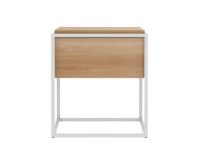 Noční stolek Monolit, oak/white