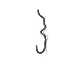 Háček Curvature Hook, black brass