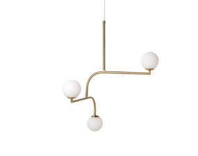 Lustr Mobil 70, brushed brass