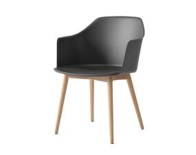 Židle Rely HW76 s područkami, stone grey/oak