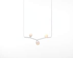 Závěsné svítidlo Ivy Horizontal 3 PC1065, triplex opal / white