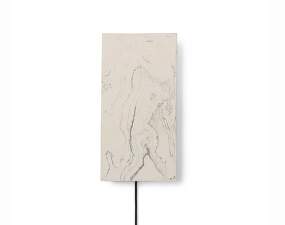 Nástěnná lampa Argilla, marble white