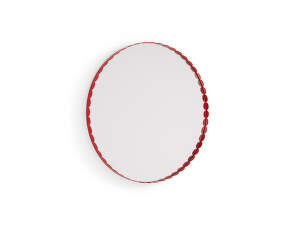 Zrcadlo Arcs Round, red