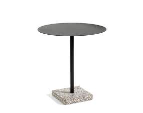 Stůl Terrazzo Ø70, grey terrazzo / anthracite