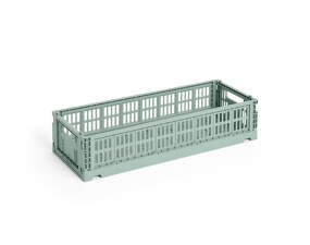 Úložný box Colour Crate Oblong Mini, sage green
