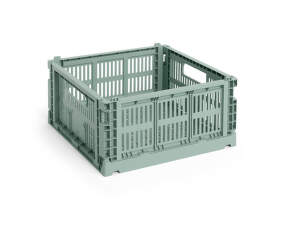 Úložný box Colour Crate Square M, sage green