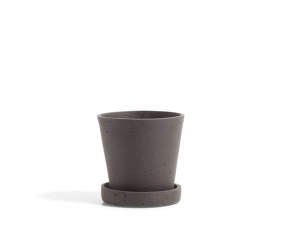 Květináč s miskou Flowerpot S, plum