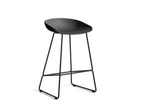 Barová stolička AAS 38 Low, black steel / black