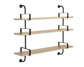 Police Démon Shelf 2, 155cm, 3 shelves, oak