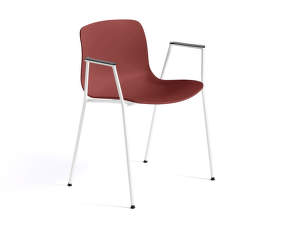 Židle AAC 18 White Powder Coated Steel, brick
