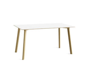 Stůl CPH Deux 210 L140, pearl white/oak