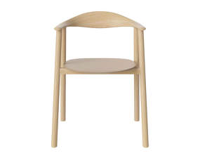 Jídelní židle Swing, white pigmentet lacquered oak
