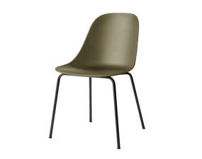 Židle Harbour Side Chair, black tube base / olive