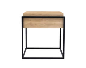 Odkládací stolek Monolit, oak/black