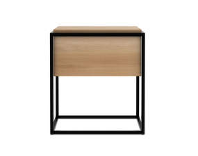 Noční stolek Monolit, oak/black