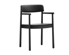 Čalouněná židle Timb s područkami, black / ultra leather - Black