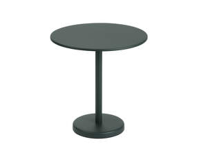 Stolek Linear Steel Café Table Ø70, dark green