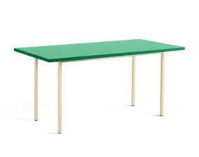 Jídelní stůl Two-Colour 160 cm, ivory/green