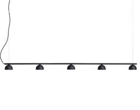 Závěsná lampa Blush rail 5, matt black