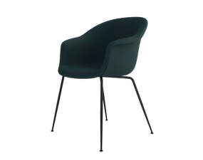 Židle Bat Dining Chair, black matt/dark green