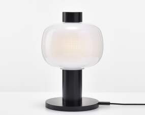 Stolní lampa Bonbori Small PC1164, triplex opal / black matte