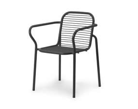 Židle s područkami Vig, black
