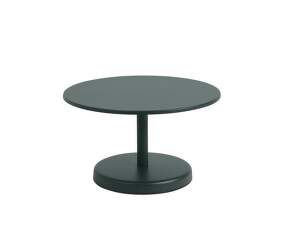 Stolek Linear Steel Coffee Table Ø70, dark green